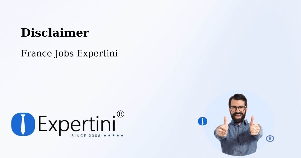 Disclaimer – Le Tholonet - France Jobs Expertini